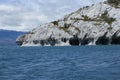 Marble Caves in northern Patagonia, Chile. Royalty Free Stock Photo