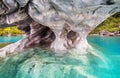 Marble caves Royalty Free Stock Photo