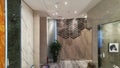 Marble ceramic tile store interior landscape