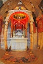 The marble chapel altar with icons