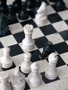 Marble chess Royalty Free Stock Photo