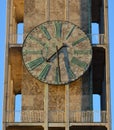 Marble clock, city hall tower, Aarhus Denmark