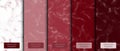 Marble collection abstract pattern texture scarlet background ca