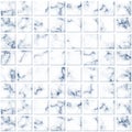 Marble collection navy blue abstract tile pattern texture background vector