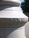 Marble column base Royalty Free Stock Photo