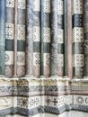 Marble Columns of the Cathedral of San Lorenzo, Genoa, Italy Royalty Free Stock Photo