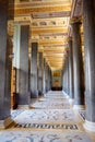 The marble Columns in one of museum Hermitage halls going to prospect Royalty Free Stock Photo