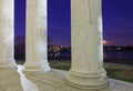 Marble columns Thomas Jefferson Memorial Washington DC