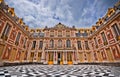 Marble Court, Cour de Marbre, Versailles Palace Royalty Free Stock Photo