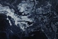 Marble dark blue background. Texture of stone slab. Graphic abstract background. Ceramic countertop. Porcelain stoneware