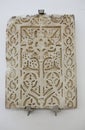 Marble decorative carved plaque of Caliphal Period, 10th Century AC