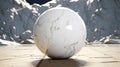 Smooth White Marble Egg In Unreal Engine 5