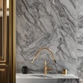 381 Marble Elegance: A luxurious and elegant background featuring marble textures in refined and sophisticated colors that creat