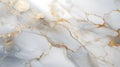 Marble Elegance: A White Marble Texture Embellished with Gilded Veins of Gold and Subtle Grays, Exuding Opulent Sophistication