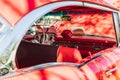 Vintage Chevy Bel Air at a car show in Texas