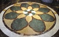Marble floor design in a Chinese Hotel Lobby