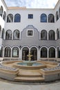 Marble fountain in arabic style patio(Morocco)