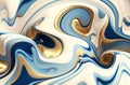 marble gold paint marbling wavy abstract marble surf. 3d background Royalty Free Stock Photo