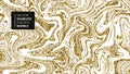 Marble gold and white texture seamless background. Abstract golden glitter marbling seamless pattern for fabric, tile, design or Royalty Free Stock Photo