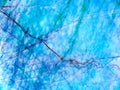 marble granite ice and aqua color crack on surface