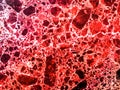 marble granite red colorful explosion of dimension inside stone Royalty Free Stock Photo