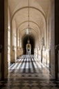 Marble hallway at Palace of Versailles near Paris, France Royalty Free Stock Photo