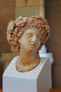 Marble head of Dionysos - Ancient Corinth museum, Greece