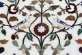 Marble inlay in the decoration of the Golden Temple complex