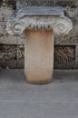 Marble ionic column Royalty Free Stock Photo