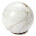 Marble isolated on white background Royalty Free Stock Photo