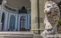 Marble lion at the Vorontsov Palace near Alupka