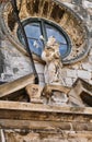 Marble Madonna and Child Statue, Dubrovnik Church, Croatia Royalty Free Stock Photo