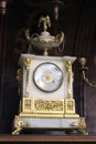 The marble mantel clock Royalty Free Stock Photo