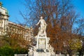 Marble Memorial of the famous musician Mozart on a sunny day in Vienna Austria Royalty Free Stock Photo