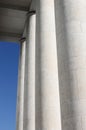 Marble modern columns Royalty Free Stock Photo