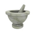Marble mortar and pestle Royalty Free Stock Photo