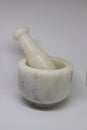 A Marble Mortar and pestle Royalty Free Stock Photo