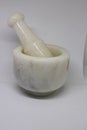 A Marble Mortar and pestle Royalty Free Stock Photo