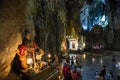 Marble mountains cave : Buddhist pagoda in Huyen Khong cave on Marble Mountain at Da Nang city, Vietnam. Da Nang is biggest city