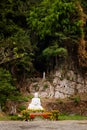 Marble mountains pagoda in Da Nang Vietnam Royalty Free Stock Photo