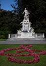 Marble Mozart statue Vienna Royalty Free Stock Photo