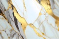 Marble patterned texture background. abstract natural marble white and gold. AI Generative