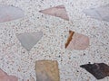 Marble patterned texture Terrazzo Floor, polished stone pattern background Royalty Free Stock Photo