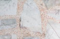 Marble patterned texture Terrazzo Floor, polished stone Royalty Free Stock Photo