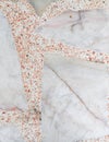 Marble patterned texture Terrazzo Floor polished stone pattern Royalty Free Stock Photo