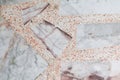 Marble patterned texture Terrazzo Floor, polished stone pattern background Royalty Free Stock Photo