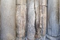 Marble pillars at the entrance to Church of the Holy Sepulchre in Jerusalem, Israel Royalty Free Stock Photo