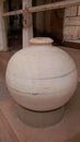 Marble pot ancient Royalty Free Stock Photo