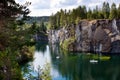 Marble quarry in Karelia, Russia