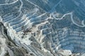 marble quarry in marina di carrara Royalty Free Stock Photo
